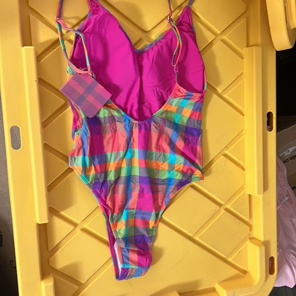 Rio de Sol Tulip Garden one piece swimsuit - Picture 2 of 5